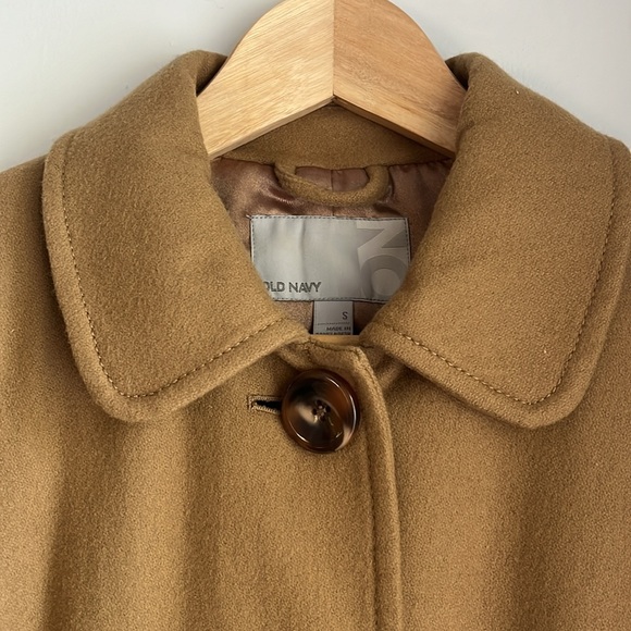 Old Navy camel wool peacoat size small - Picture 4 of 9